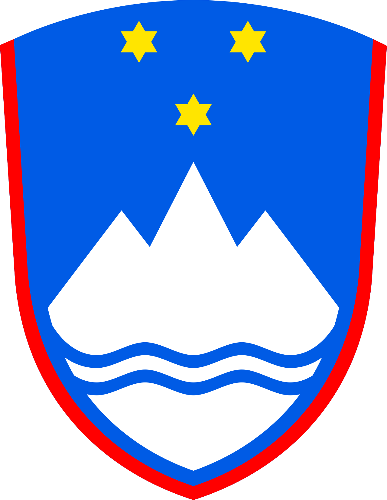Logo Republika Slovenija National Flag (quantità 1 = 1 set / 2 pellicole logo / Può sostituire di luci altri loghi)