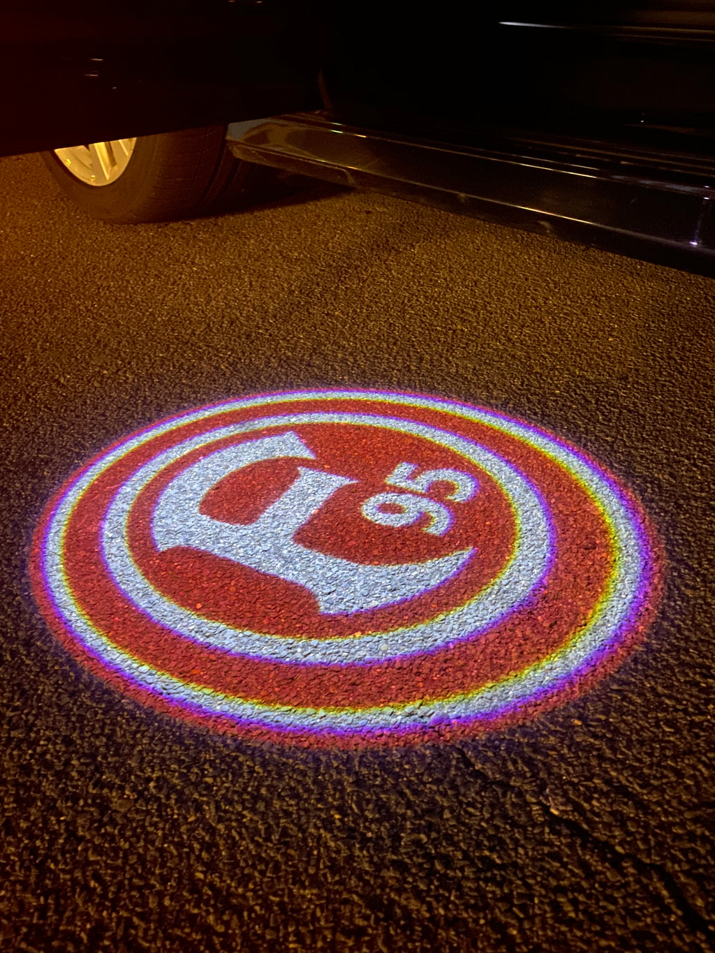 Football CLUB Fortuna Düsseldorf Logo Nr.258  (quantity 1 = 2 Logo Films /2 door lights）