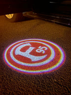 Football CLUB Fortuna Düsseldorf Logo Nr.258  (quantity 1 = 2 Logo Films /2 door lights）