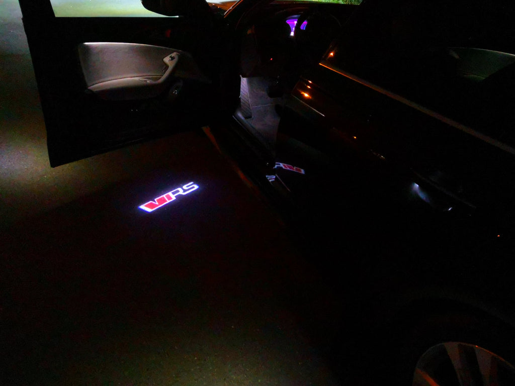 SKODA VRS LOGO PROJECTOT LIGHTS Nr.29 (quantità 1 = 2 Logo Film / 2 porte luci)