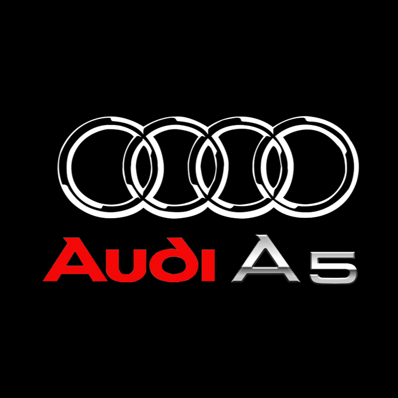AUDI LOGO PROJECTOT LIGHTS Nr.43 (Menge 1 = 2 Logofolien /2 Türleuchten)
