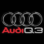 LAMPES DE PROJECTEUR AUDI LOGO N ° 47 (quantité 1 = 2 films de logo / 2 lumières de porte)