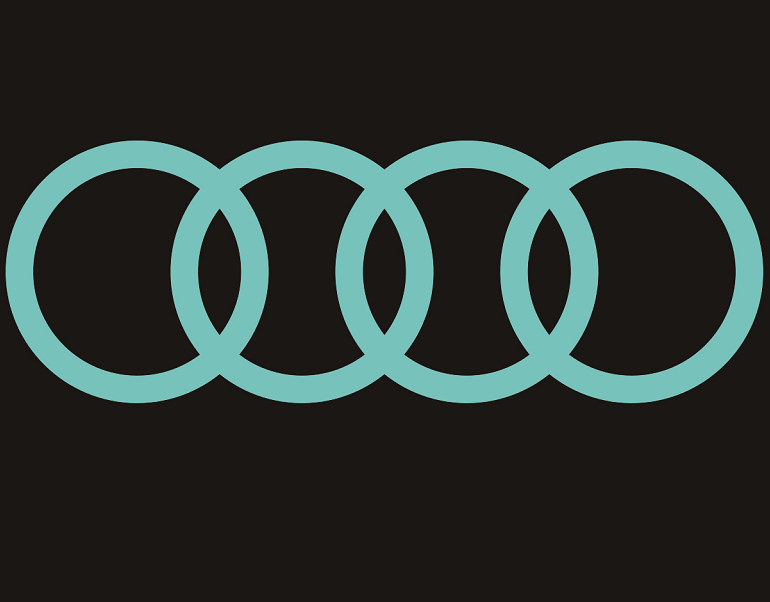 AUDI LOGO PROJECTOT LIGHTS Nr.08 (quantité 1 = 2 Logo Films /2 feux de porte)