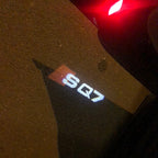 LUCI PROIETTORI LOGO AUDI Nr.59 (quantità 1 = 2 Pellicole Logo / 2 luci porta)