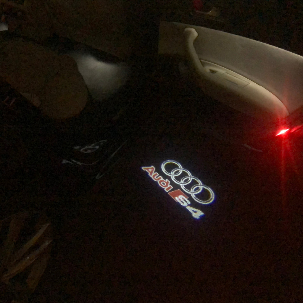 AUDI LOGO PROJEKTOT LIGHTS Nr.34 (Menge 1 = 2 Logo Films /2 Türlichter