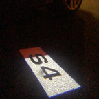 AUDI LOGO PROJECTOT LIGHTS Nr.131 (cantidad 1 = 2 logo films /2 luces de puerta)