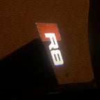 AUDI LOGO PROJECTOT LIGHTS Nr.124 (الكمية 1 = 2 Logo Films /2 أضواء الباب)
