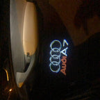 AUDI A7 LOGO PROJECTOT LIGHTS Nr.45 (quantità 1 = 2 Logo Films /2 luci porta)