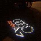 AUDI A7 LOGO PROJECTOT LIGHTS Nr.45 (quantità 1 = 2 Logo Films /2 luci porta)