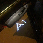 LAMPES DE PROJECTEUR AUDI LOGO Nr.169 (quantité 1 = 2 films de logo / 2 lumières de porte)