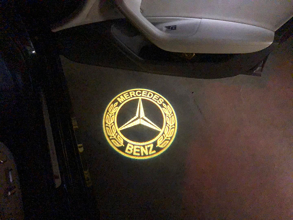 MERCEDES BENZ LOGO PROJECTOT LIGHTS Nr.05 (Menge 1 = 1 Sätze/2 Türleuchten)