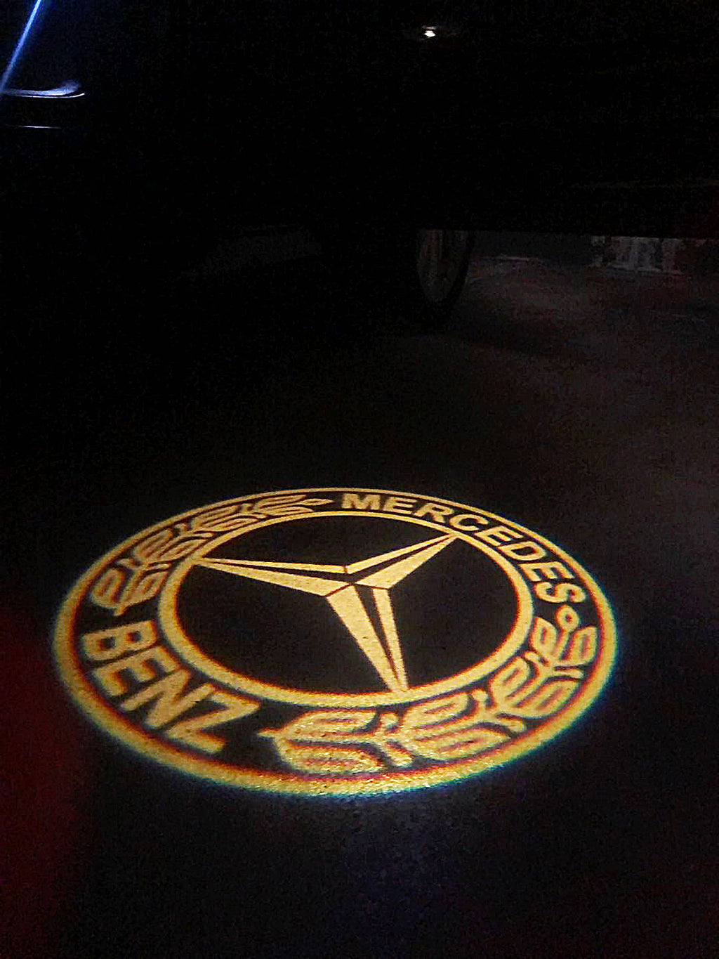 MERCEDES BENZ LOGO PROJECTOT LIGHTS Nr.05 (Menge 1 = 1 Sätze/2 Türleuchten)