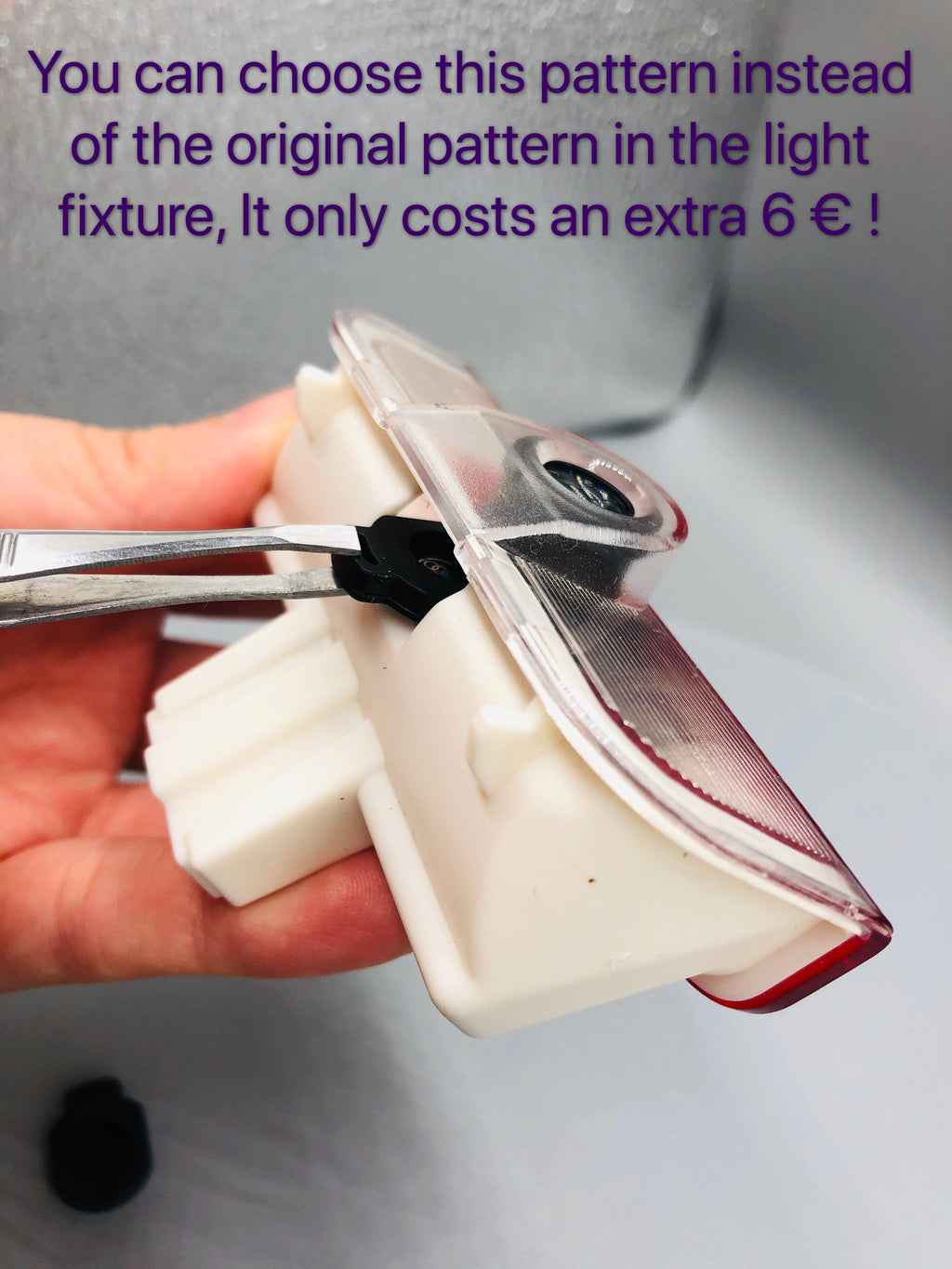 Andorra Principat d'Andorra  National Flag  logo door lights (quantity 1 = 1 sets / 2 logo film /  Can replace of lights  other logos )