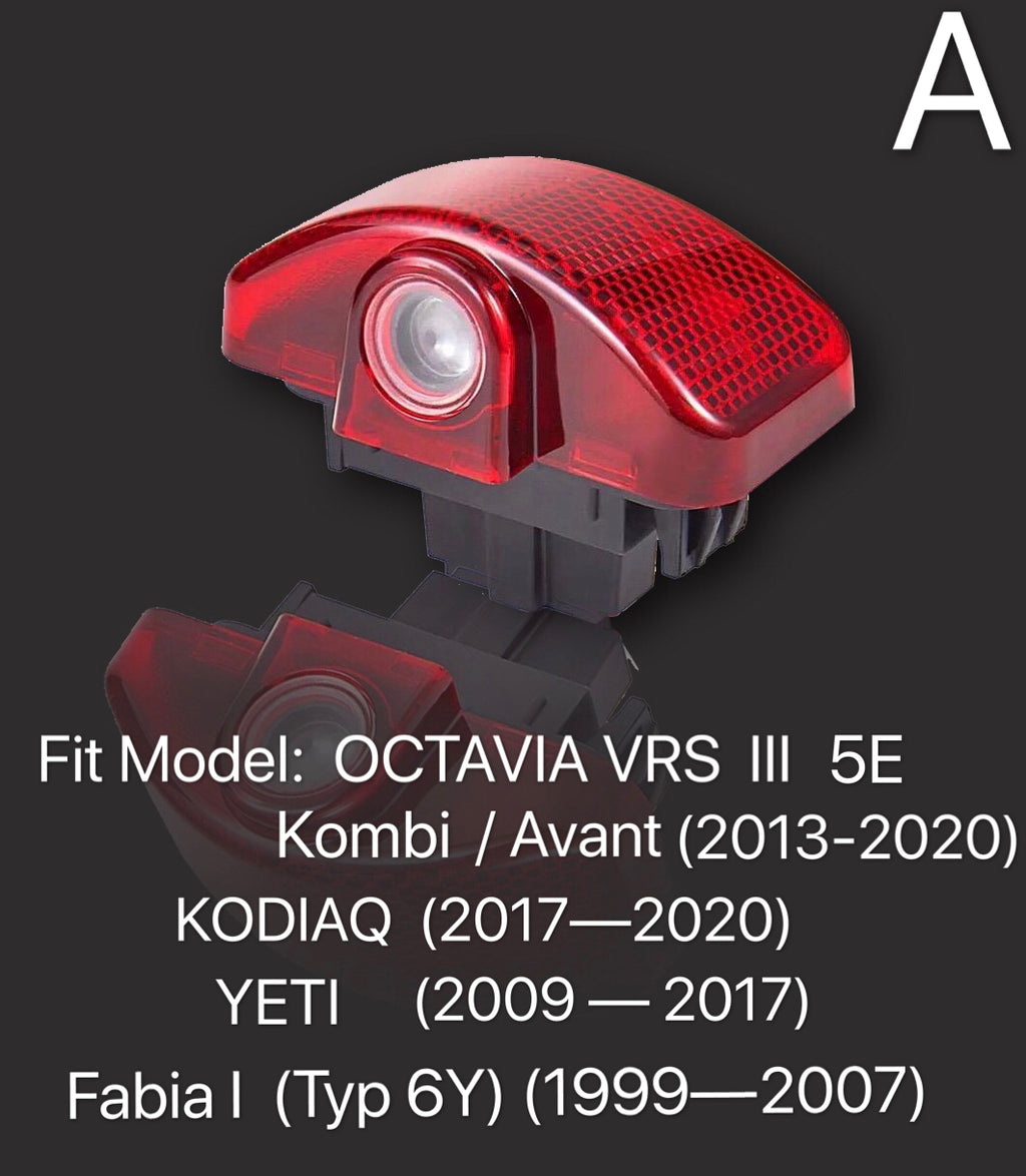 SKODA LOGO PROJEKTOT LIGHTS Nr.19 (Menge 1 = 2 Logo Films /2 Türlichter im Kombi 652899;