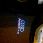 AUDI LOGO PROJECTOR LIGHTS Nr.254 (Menge 1 = 2 Logo Films / 2 Türlichter)