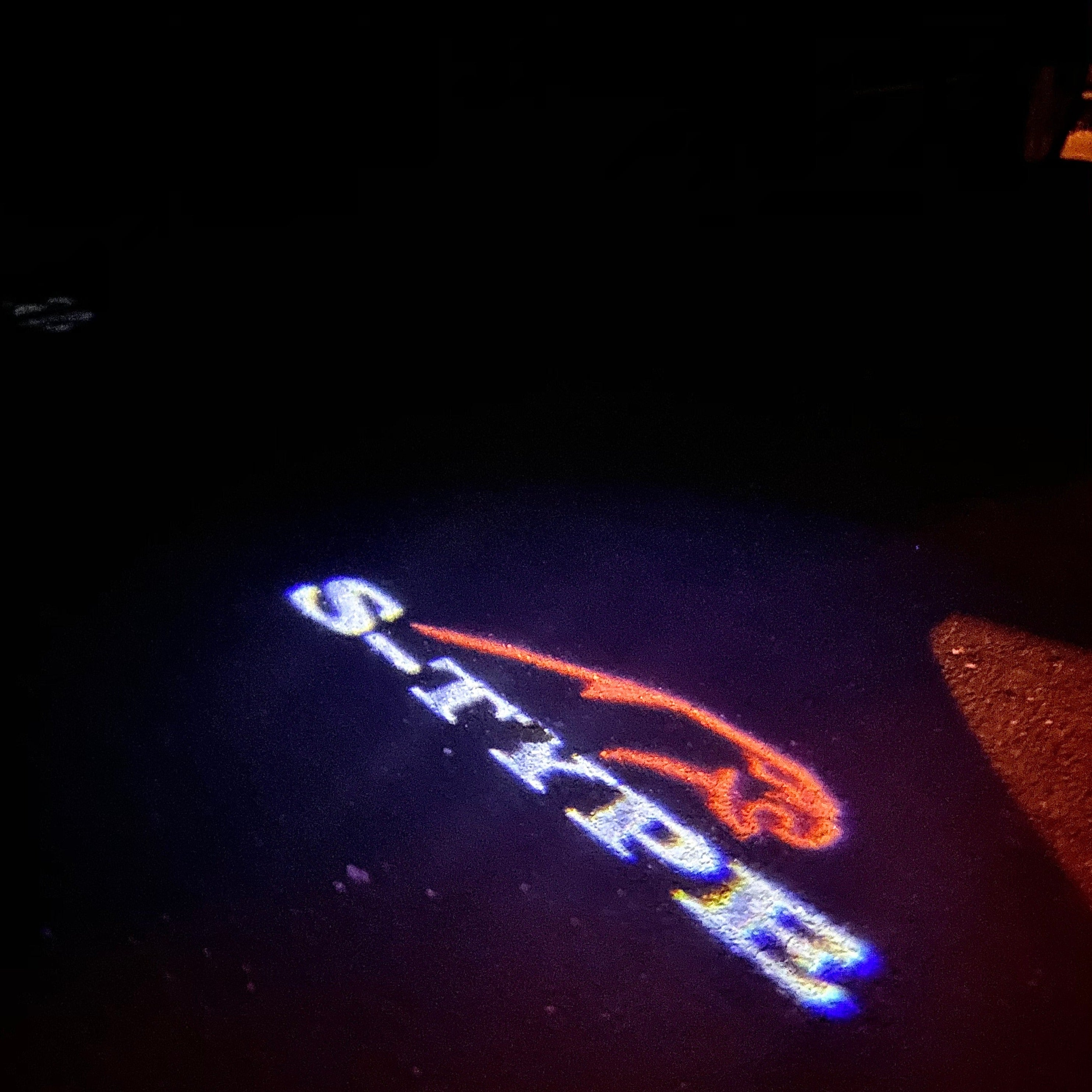 JAGUAR S TYPE LOGO PROJECROTR LIGHTS Nr.108  (quantity 1 = 1 sets/2 door lights)