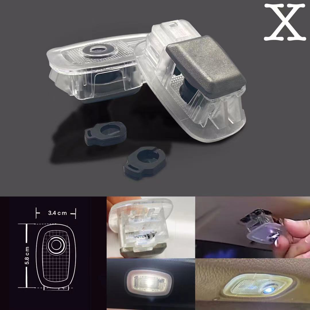 MERCEDES BENZ EQV 250 LOGO PROJECTOT LIGHTS  (quantity 1 = 1 sets/2 door lights)Nr.03f017