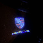 PORSCHE LOGO PROJECTOT LIGHTS Nr.36 (Menge 1 = 2 Logo Film / 2 Türleuchten)