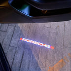 PORSCHE LOGO PROJECTOT LIGHTS Nr.74 (Anzahl 1 = 2 Logo Film/2 Türleuchten)