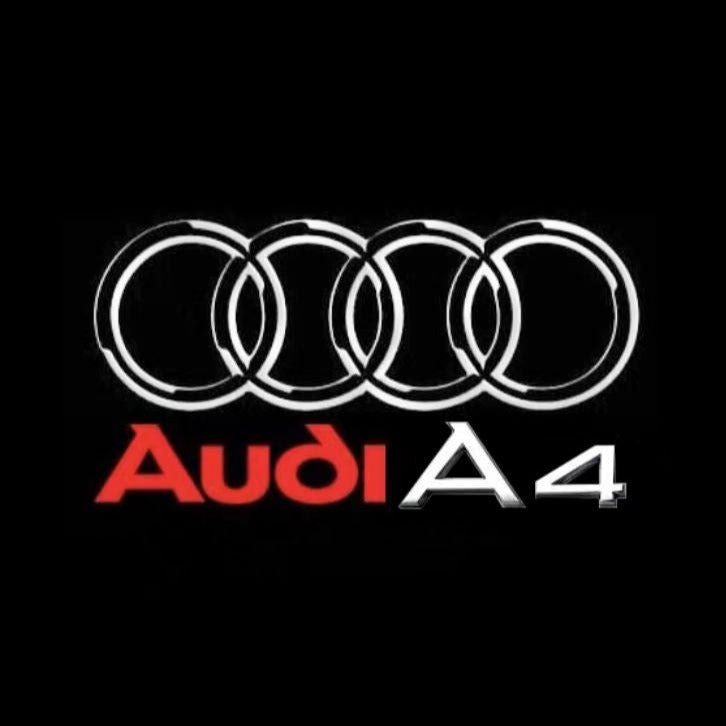 AUDI LOGO PROJECTOT LIGHTS Nr.42 (Menge 1 = 2 Logofolien /2 Türleuchten)
