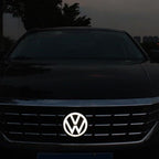 VW Golf VIII black color  Front Grill Logo LED with dznamic indicator