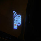 AUDI LOGO PROJECTOT LIGHTS Nr.19 (quantité 1 = 2 Logo Films /2 feux de porte)