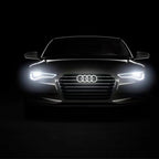 AUDI Front Grill Logo LED with dznamic indicator original color  28.8CM