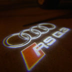 AUDI LOGO PROJECTOT LIGHTS Nr.19 (quantité 1 = 2 Logo Films /2 feux de porte)