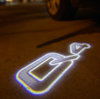 AUDI LOGO PROJECTOT LIGHTS Nr.19 (quantité 1 = 2 Logo Films /2 feux de porte)