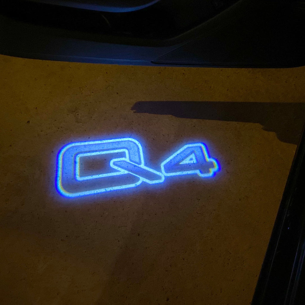 AUDI LOGO PROJECTOT LIGHTS Nr.19 (quantité 1 = 2 Logo Films /2 feux de porte)