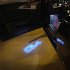 AUDI LOGO PROJECTOT LIGHTS Nr.19 (quantité 1 = 2 Logo Films /2 feux de porte)