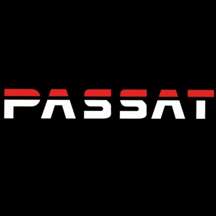 Volkswagen Türleuchten PASSAT Logo Nr. 94 (Anzahl 1 = 2 Logo-Folien / 2 Türleuchten）