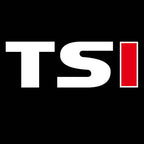 Volkswagen Türleuchten TSI Logo Nr. 107 (Anzahl 1 = 2 Logo-Folien / 2 Türleuchten）