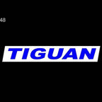 Volkswagen Türleuchten TIGUAN Logo Nr. 25 (Menge 1 = 2 Logofolie / 2 durch Leuchten)