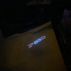 TESLA P85D LOGO PROJECROTR LIGHTS Nr.1529  (quantity  1 =  2 Logo Film /  2 door lights)