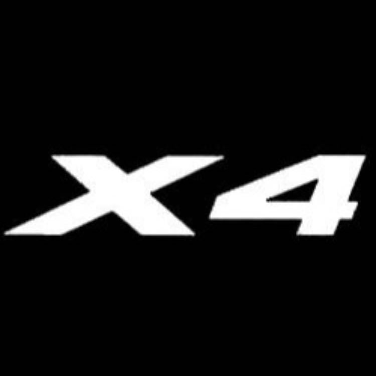 BMW X4 LOGO PROJECTOT LIGHTS Nr.26 (quantité 1 = 1 ensemble/2 feux de porte)