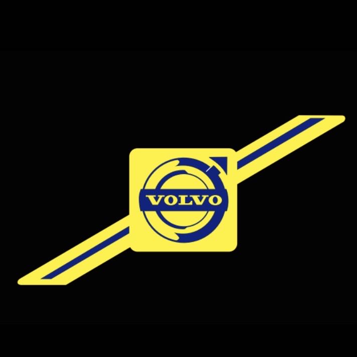 LUCES DEL PROYECTOR DEL LOGOTIPO Volvo Nr.30 (cantidad 1 = 2 Película de logotipo / 2 luces de puerta)
