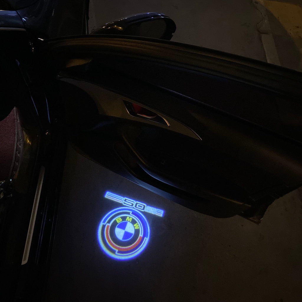 BMW LOGO PROJECTOT LIGHTS Nr.01 (quantità 1 = 1 set/2 luci porta)