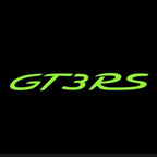 PORSCHE GT  LOGO PROJECTOT LIGHTS Nr.8101 (quantity  1 =  2 Logo Film /  2 door lights)
