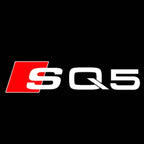 AUDI LOGO PROJECTOT LIGHTS Nr.58 (Menge 1 = 2 Logofolien /2 Türleuchten)
