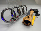 AUDI Front Grill Logo LED with dznamic indicator original color  28.8CM