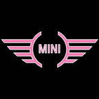 MINI LOGO PROJECROTR LIGHTS Nr.83 (Menge 1 = 2 Logo Film / 2 Türleuchten)