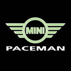 LUCES DE PROYECTOR CON LOGO MINI PACEMAN Nr.132 (cantidad 1 = 2 Película de Logo / 2 luces de puerta)