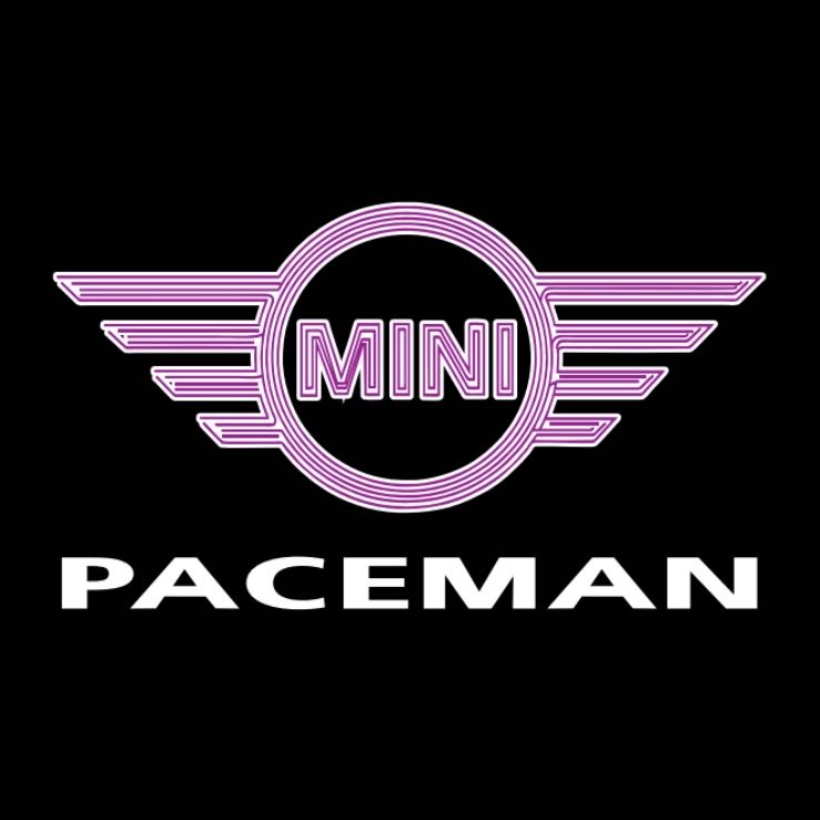MINI PACEMAN LOGO PROJECROTR LIGHTS Nr.142 (quantità 1 = 2 Logo Film / 2 luci porta)