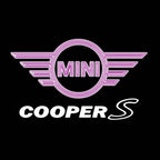 MINI COOPER S LOGO PROJECROTR LIGHTS Nr.144 (cantidad 1 = 2 logo película / 2 luces de puerta)