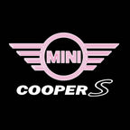 MINI COOPER S LOGO PROJECROTR أضواء Nr.125 (كمية 1 = 2 شعار فيلم / 2 أضواء الباب)