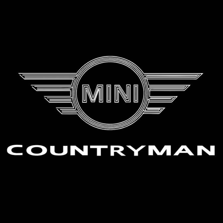 MINI COUNTRYMAN LOGO PROJECROTR LIGHTS Nr.29 (Menge 1 = 2 Logo Film / 2 Türleuchten)