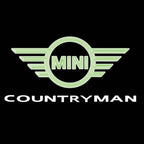 LUCES DE PROYECTOR CON LOGO MINI COUNTRYMAN Nr.131 (cantidad 1 = 2 Película de Logo / 2 luces de puerta)