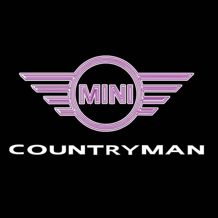 MINI COUNTRYMAN LOGO PROJECROTR LIGHTS Nr.141 (cantidad 1 = 2 logo película / 2 luces de puerta)