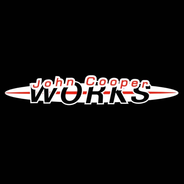 JOHN COOPER WORKS LOGO PROJECROTR LIGHTS Nr.76 (quantité 1 = 2 Logo Film / 2 portes lumières)